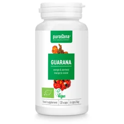 Purasana Guarana 120 vegacapsules