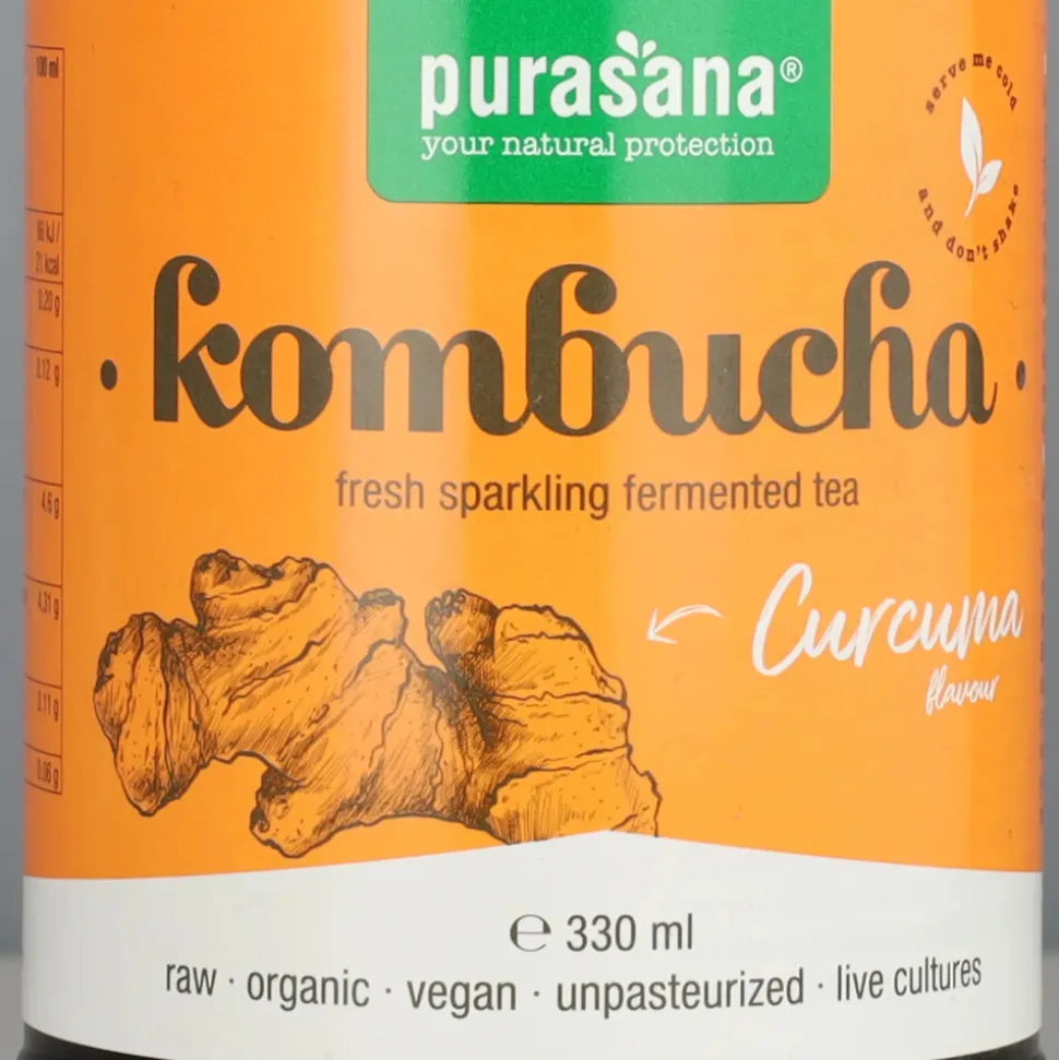 Purasana Kombucha Kurkuma Bio 330 ml