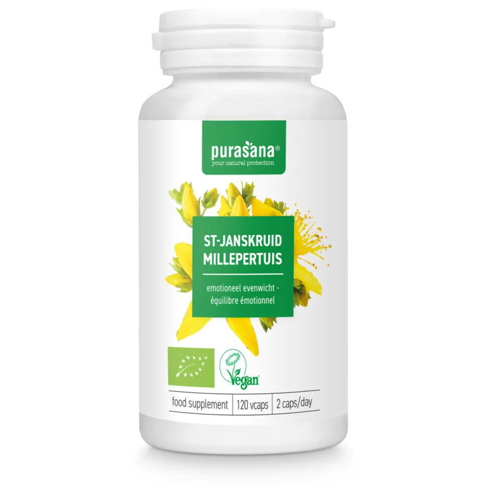 Purasana Sint-Janskruid Bio 120 Capsules
