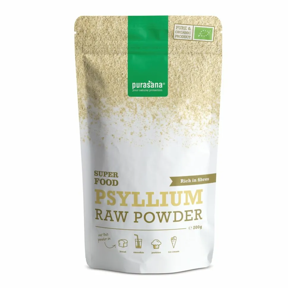 Purasana Superfood Psyllium Poeder Bio 200 gr