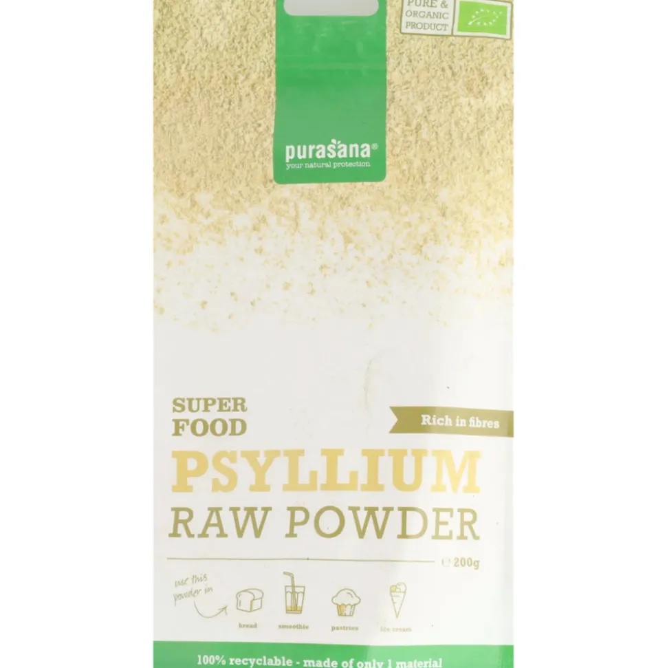 Purasana Superfood Psyllium Poeder Bio 200 gr