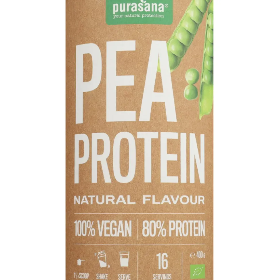 Purasana Vegan Proteine Erwt Natuur Bio 400 gr