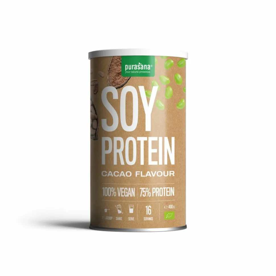 Purasana Vegan Soja Proteine cacao BIO 400 gr