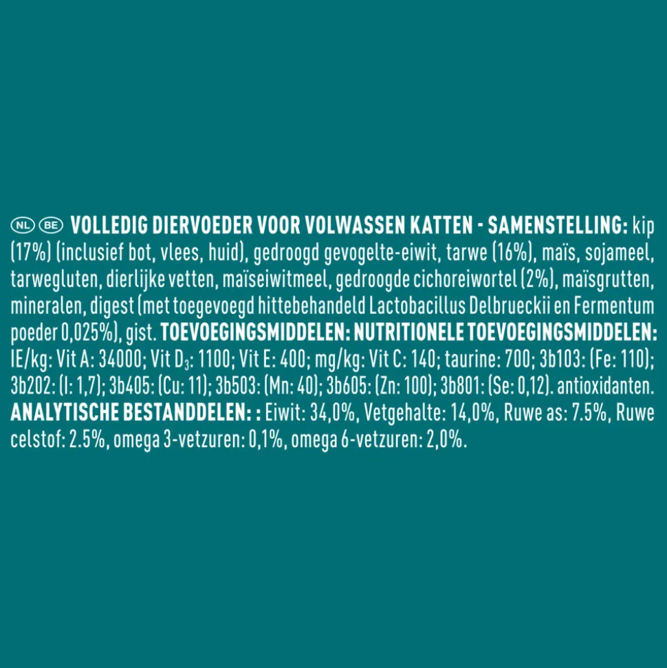 Purina ONE Adult Kip - Volkoren Granen 800 gr