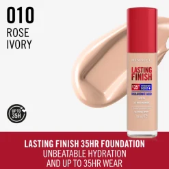 Rimmel Lasting Finish 35H Foundation Rose Ivory 010 30 ml