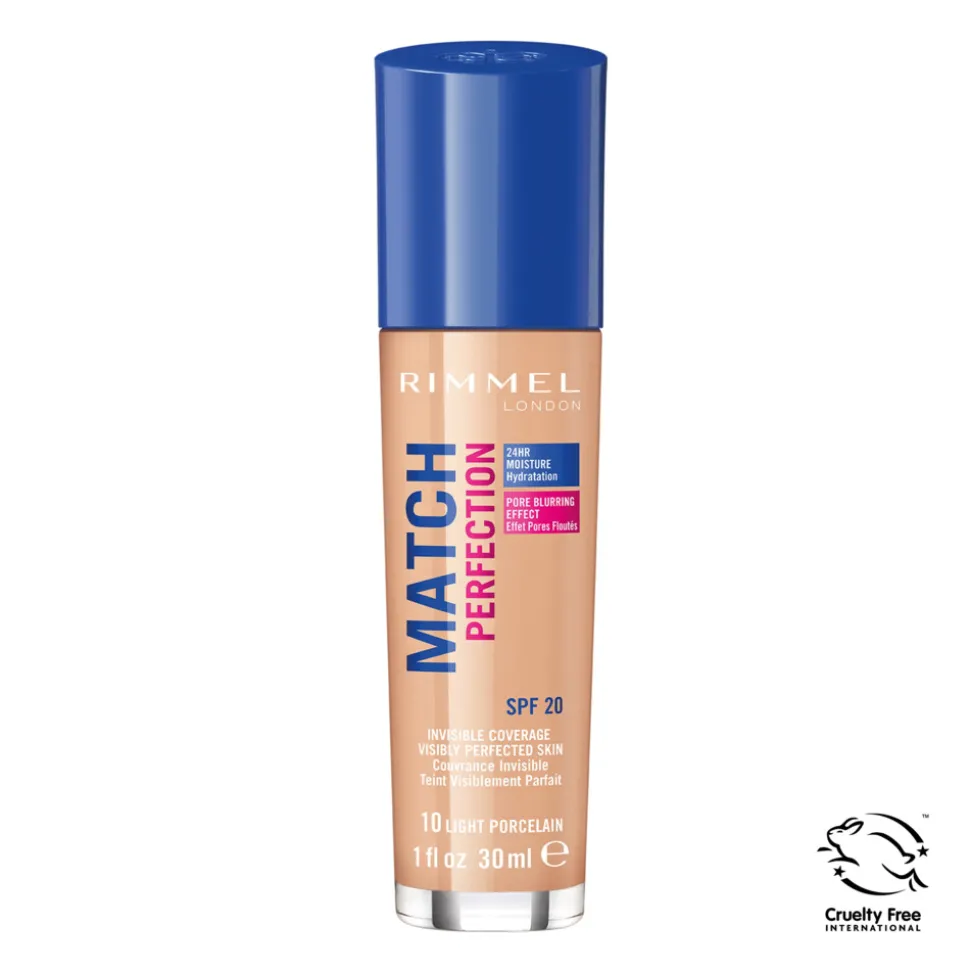 Rimmel Match Perfection Foundation 010 Light Porcelain 30 ml