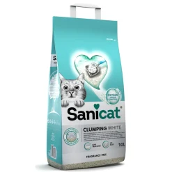 Sanicat Kattenbakvulling Clumping White 10 liter
