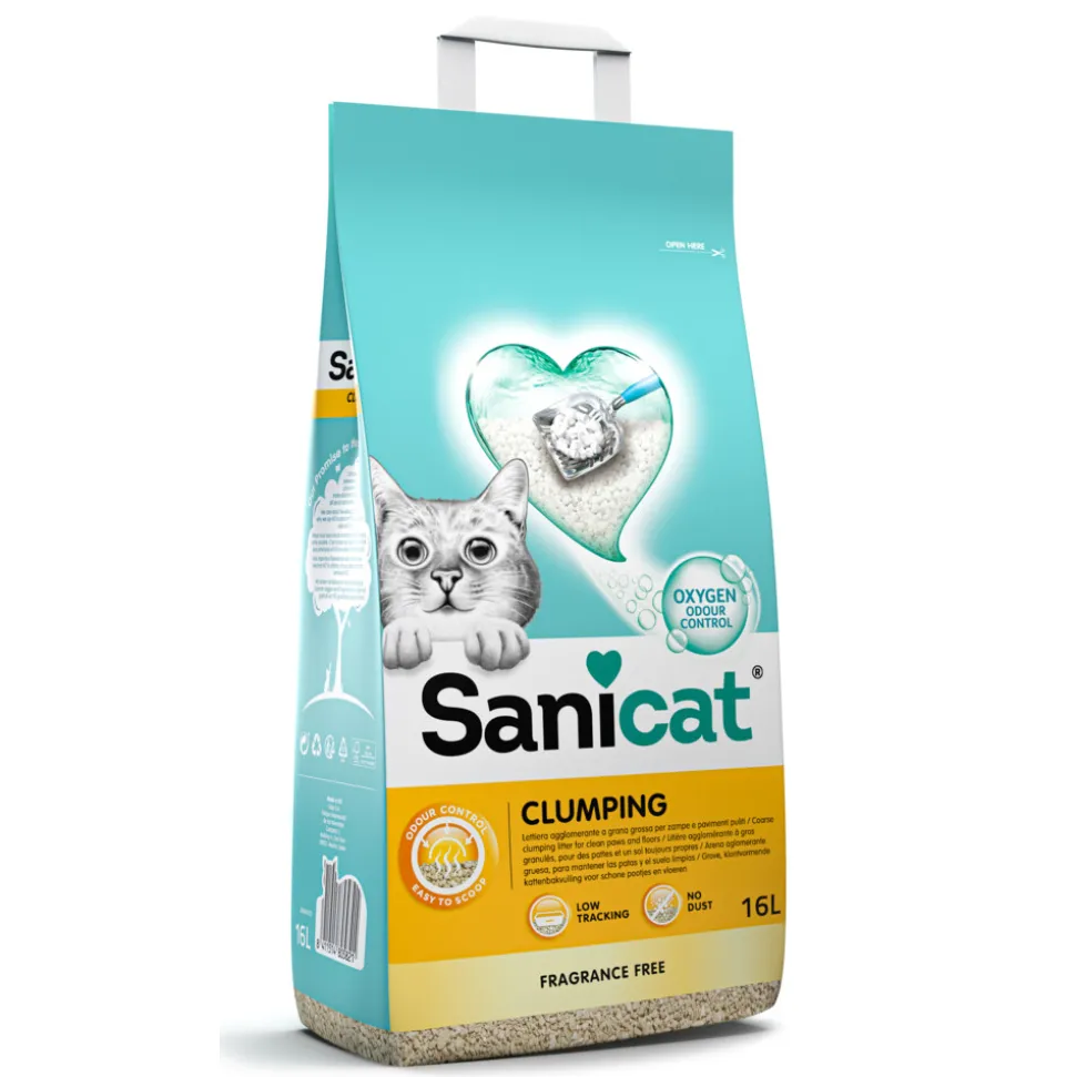 Sanicat Kattenbakvulling Clumping 16 liter