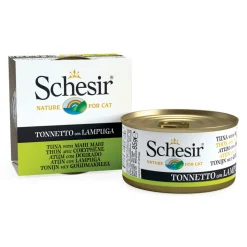 Schesir Katten Natvoer Blik Tonijn en Goudmakreel 85 gr