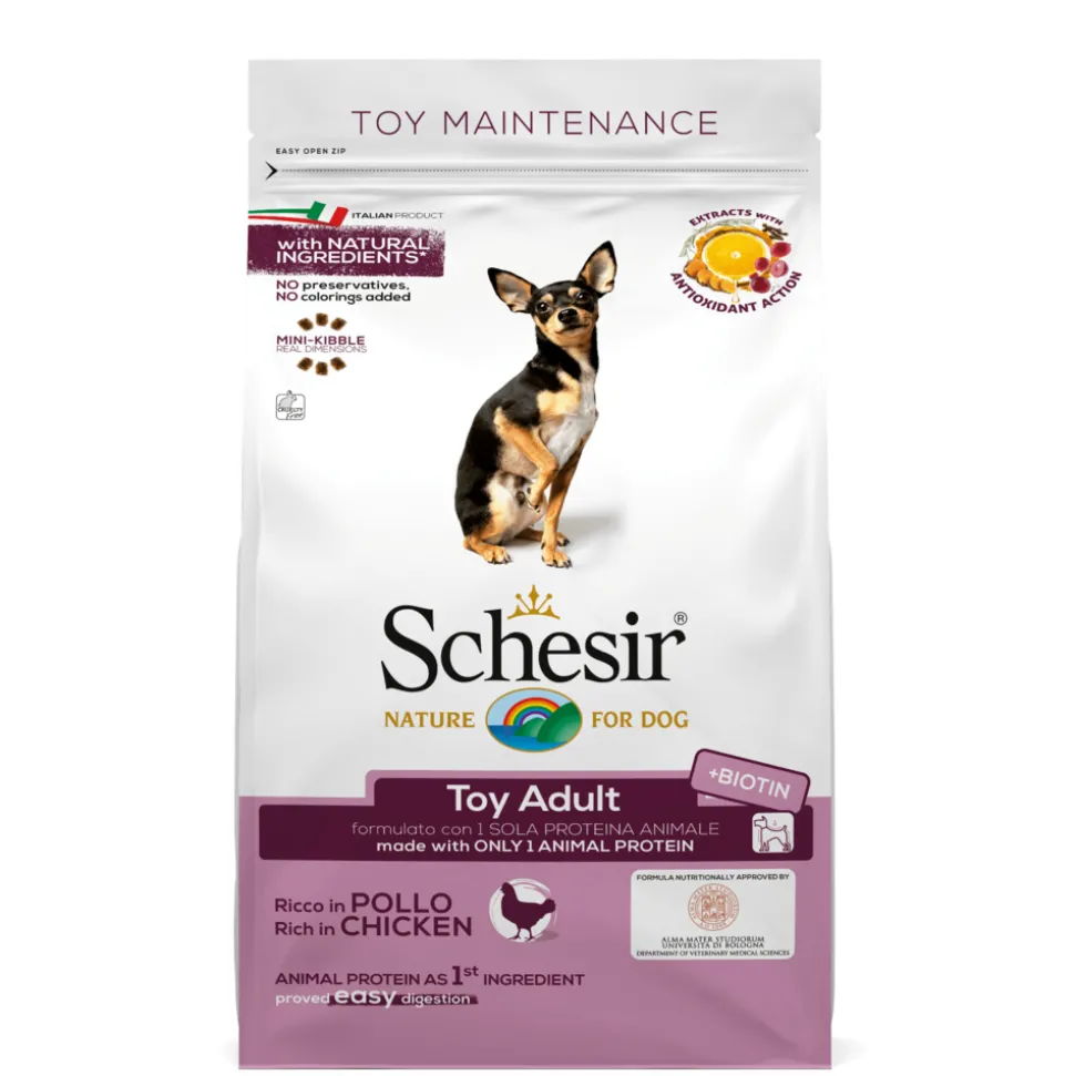Schesir Hondenvoer Dry Toy Kip 800 gr