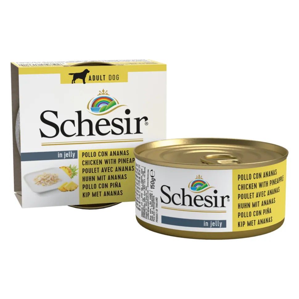 Schesir Hondenvoer Kip - Ananas 150 gr