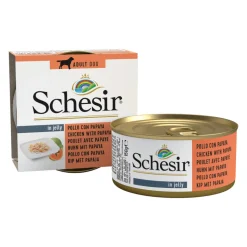 Schesir Hondenvoer Kip - Papaya 150 gr