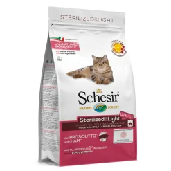 Schesir Kattenvoer Dry Sterilized Ham 400 gr