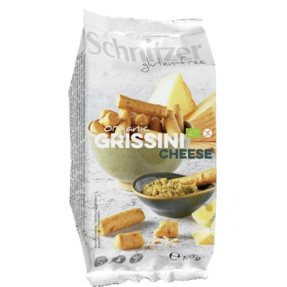 Schnitzer Grissini Cheese Biologisch Glutenvrij 100 gr