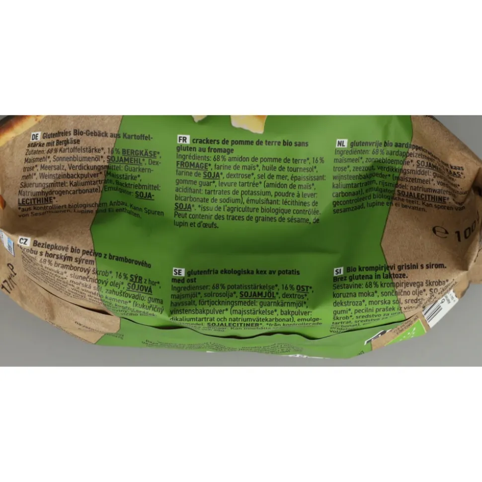 Schnitzer Grissini Cheese Biologisch Glutenvrij 100 gr
