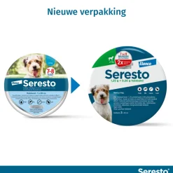Seresto Anti Vlooien en Teken Halsband Hond Tot 8 kg 38 cm