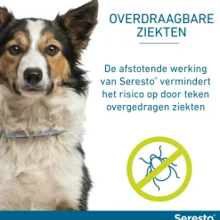 Seresto Anti Vlooien en Teken Halsband Hond Tot 8 kg 2-pack 38 cm