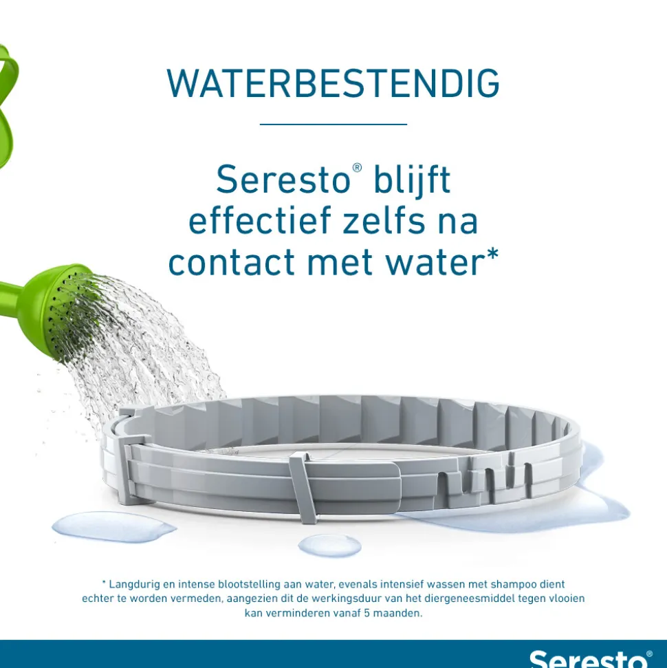 Seresto Anti Vlooien en Teken Halsband Hond Tot 8 kg 2-pack 38 cm