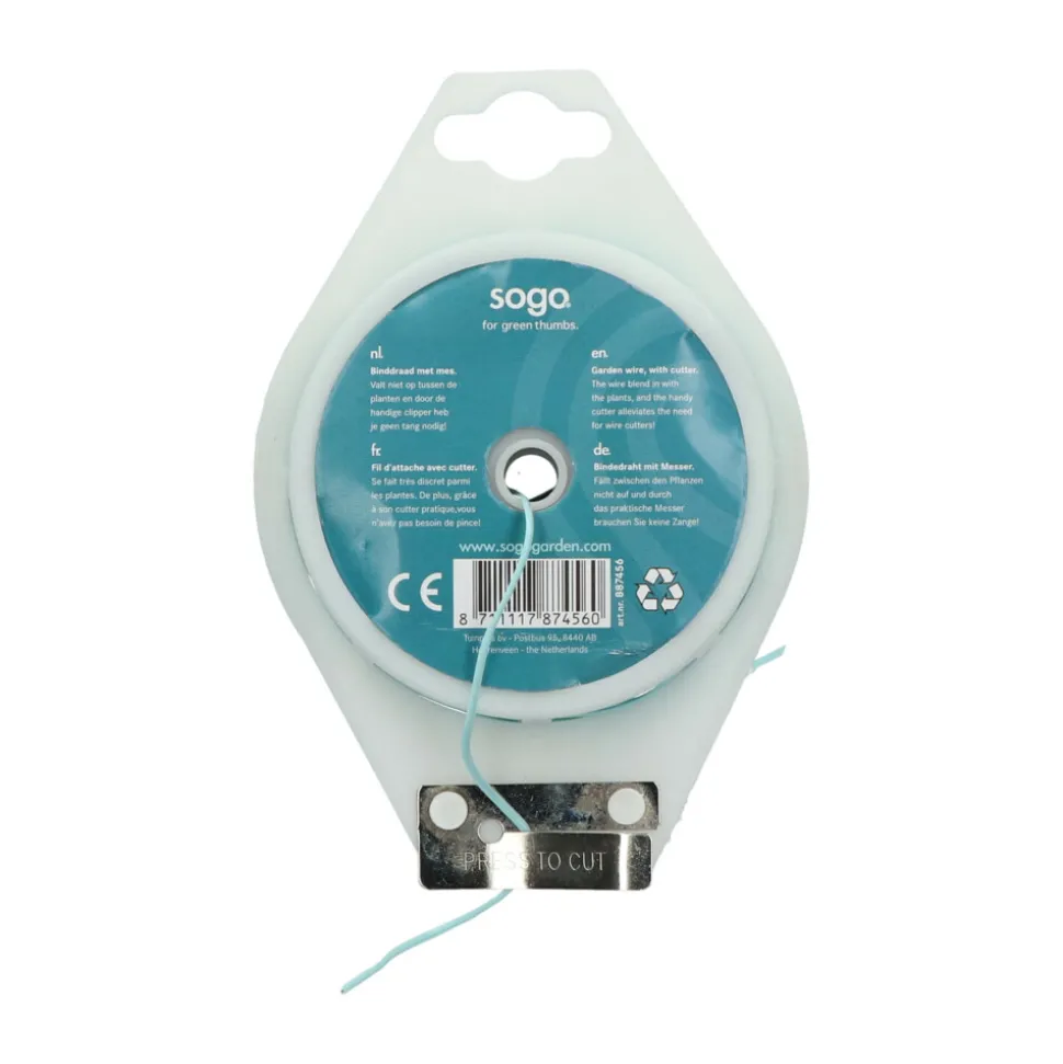 SOGO Groen Binddraad met Mes 100 m