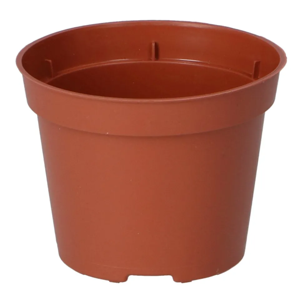 SOGO Plastic Potje Terra Kleur 9 cm 18 stuks