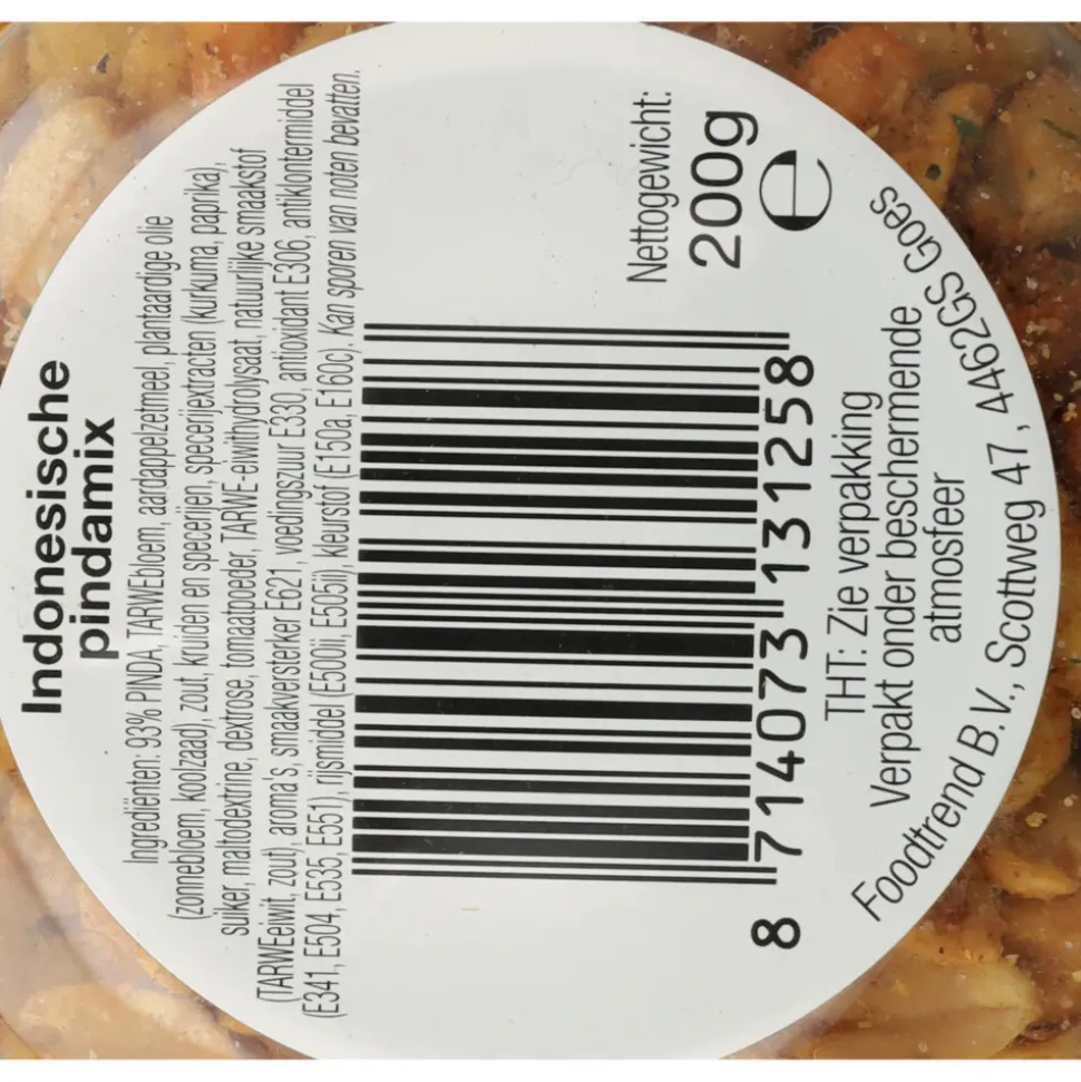 Verse Klassenoten Indonesische Pindamix 200 gr