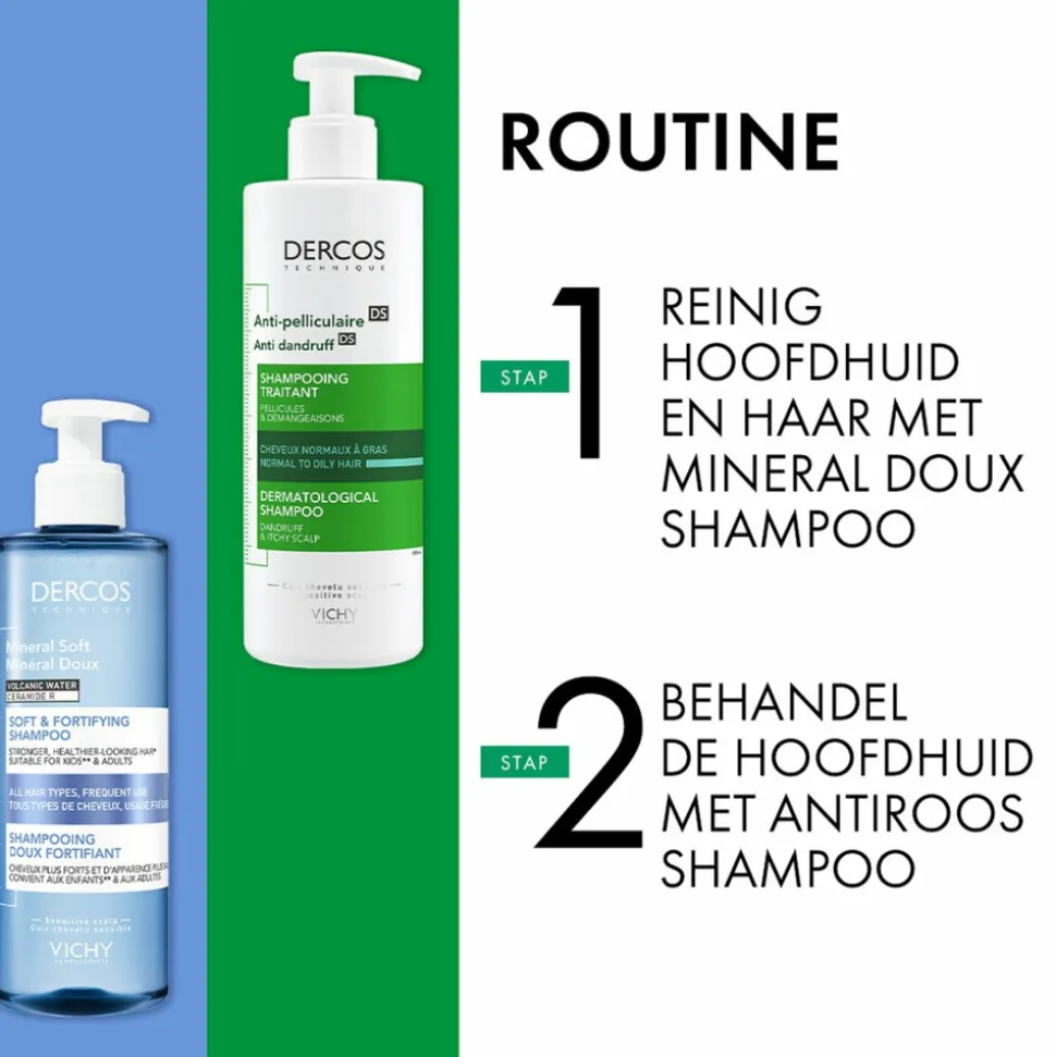 Vichy Dercos Anti-roos Shampoo Normaal Tot Vet Haar 200 ml