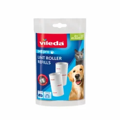 Vileda PetPro Kleefborstel Vervanging 2 x 29 bladen 2 navullingen