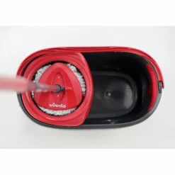 Vileda Turbo 3in1 Mopset - Met Pedaalsysteem Zwart Rood Wit Blauw 1 set