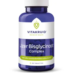Vitakruid Ijzer Bisglycinaat 90 tabletten