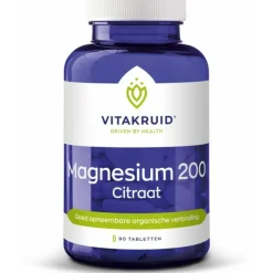 Vitakruid Magnesium 200 Citraat 90 tabletten