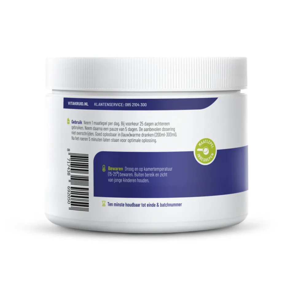 Vitakruid Pure Viscollageen Poeder Met C en Zink 130 gr