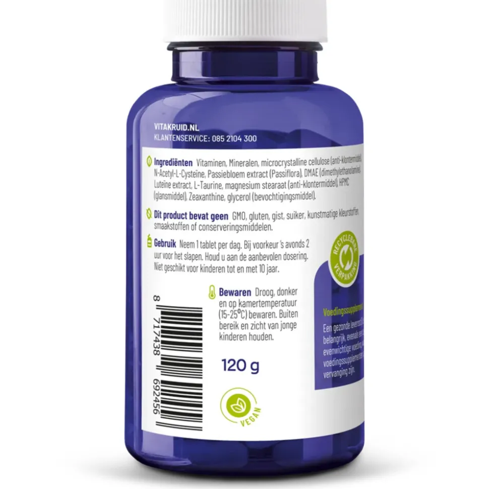 Vitakruid Vrouw 50+ Multi Dag Nacht 2x90 tabletten