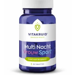Vitakruid Vrouw Sport Multi Nacht 30 tabletten