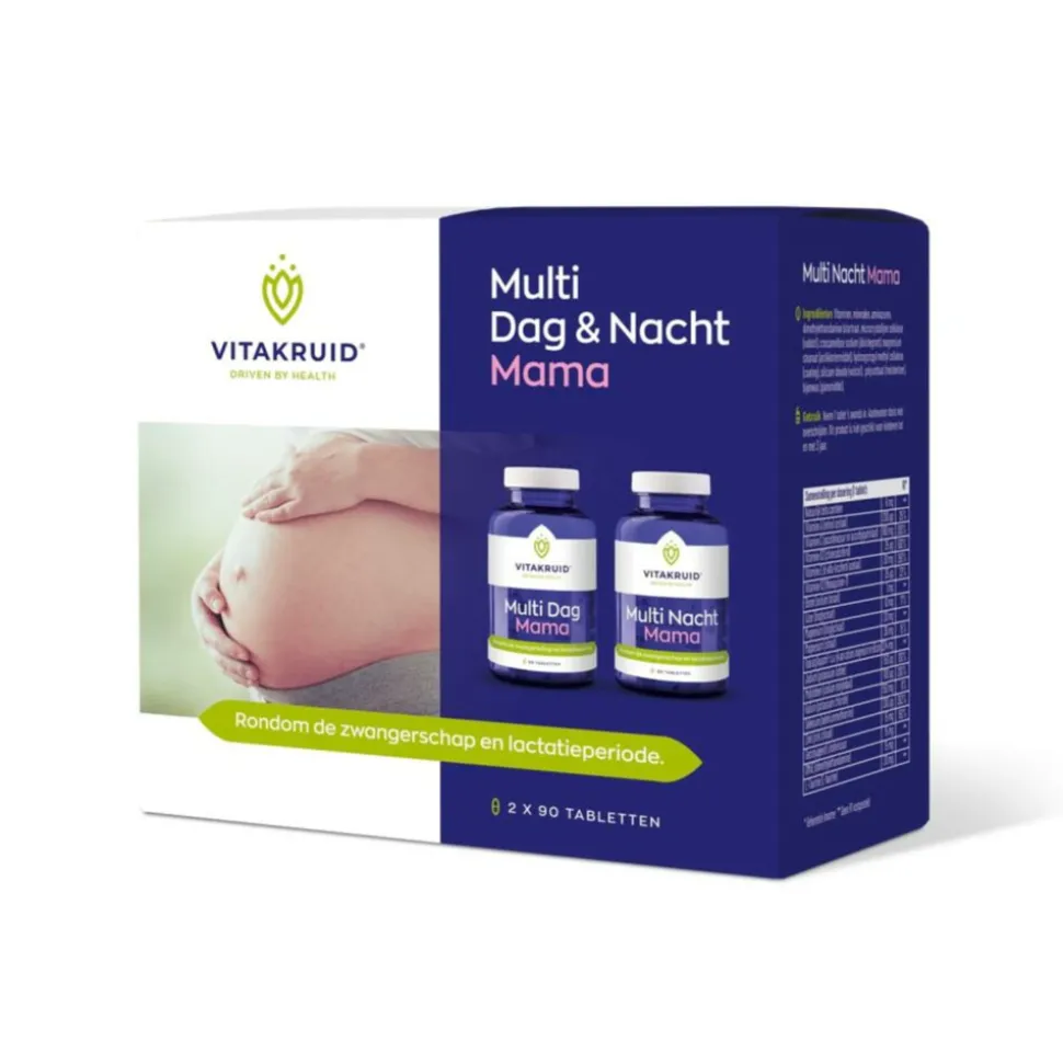 Vitakruid Zwangerschap/Mama Multi Dag Nacht 180 tabletten