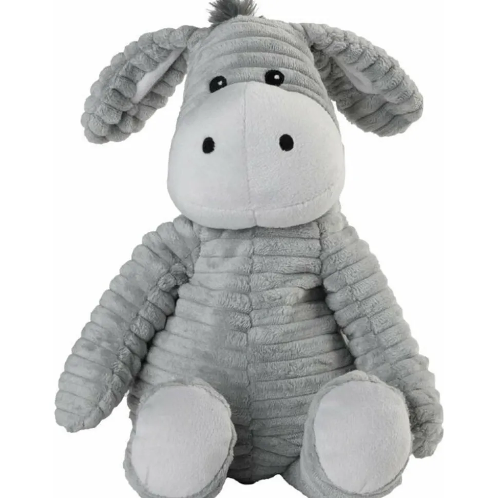 Warmies Warmteknuffel Ezel Ribstof 21 cm