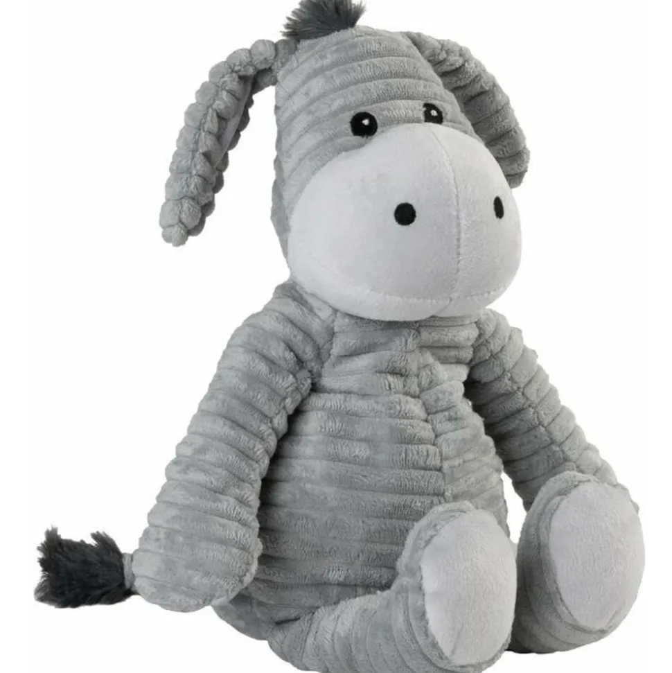 Warmies Warmteknuffel Ezel Ribstof 21 cm