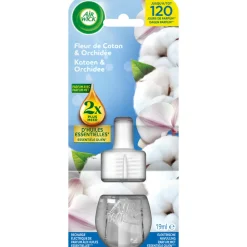6x Air Wick Elektrische Luchtverfrisser Katoen & Orchidee 19 ml