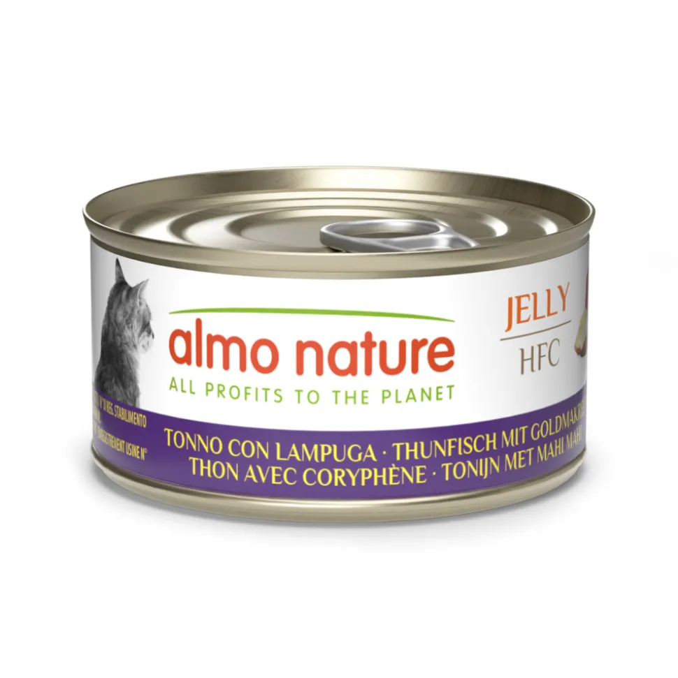 24x Almo Nature HFC Kattenvoer Nat Blikje Tonijn & Mahi 70 gr