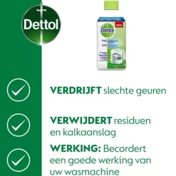 6x Dettol Wasmachine Reiniger Hygiënisch 250 ml