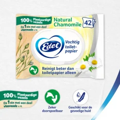 7x Edet Kamille Vochtige Toiletpapier 42 stuks