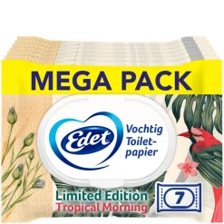 7x Edet Limited Edition Vochtige Toiletpapier 42 stuks