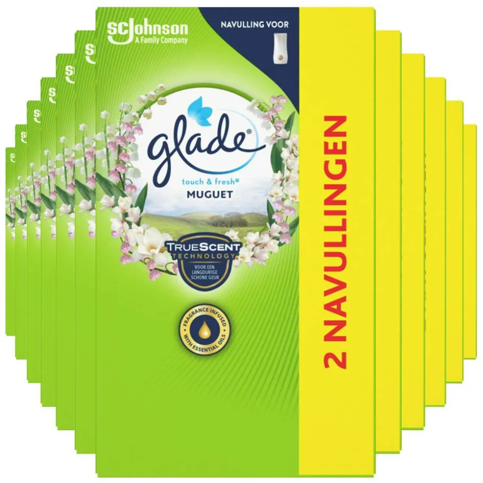 12x Glade Touch & Fresh Muguet 10 ml