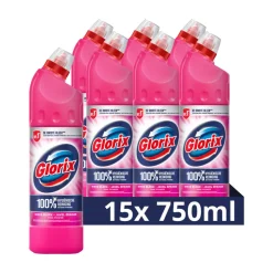 15x Glorix Bleek Pink Power 750 ml