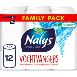 2x Nalys Keukenpapier in 80% Recycled Folie 6 stuks