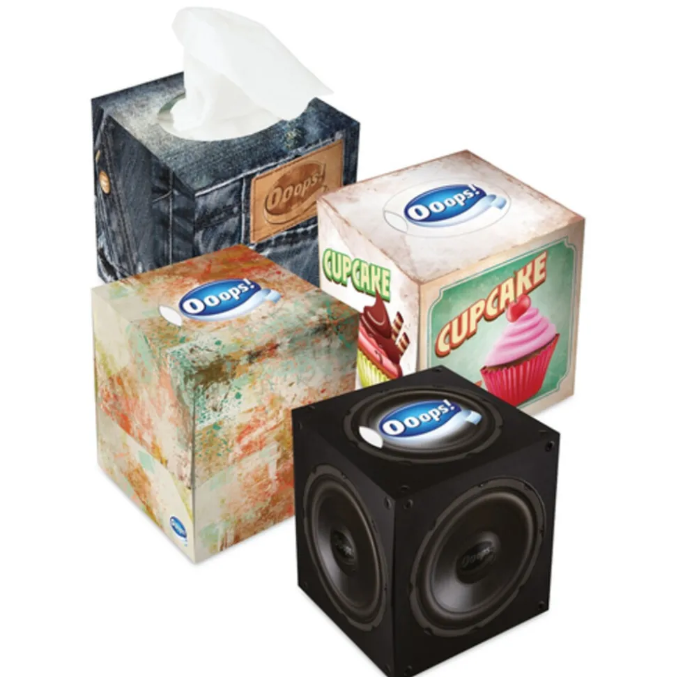 12x Ooops! Classic facial tissues in box 54 stuks