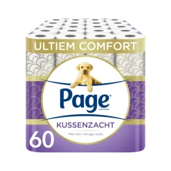 5x Page Toiletpapier Kussenzacht 3-laags 12 stuks