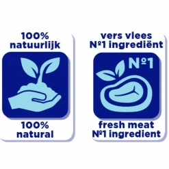10x Renske Vers Gestoomd Complete Menu Hondenvoer Nat Kalkoen - Eend 395 gr