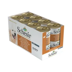 16x Schesir Hondenvoer Kip Aardappel in Gelei 285 gr