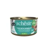 12x Schesir Katten Natvoer Blik Tonijn en Zeebrasem 85 gr