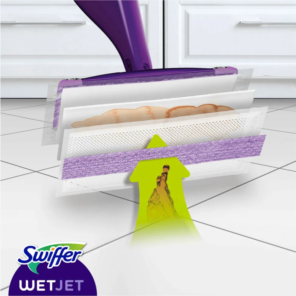8x Swiffer WetJet Dweilsysteem Navulling Reinigingsdoekjes 12 stuks